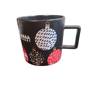 Starbucks 2016 14 oz Christmas Coffee Mug Black Red White Collectible
